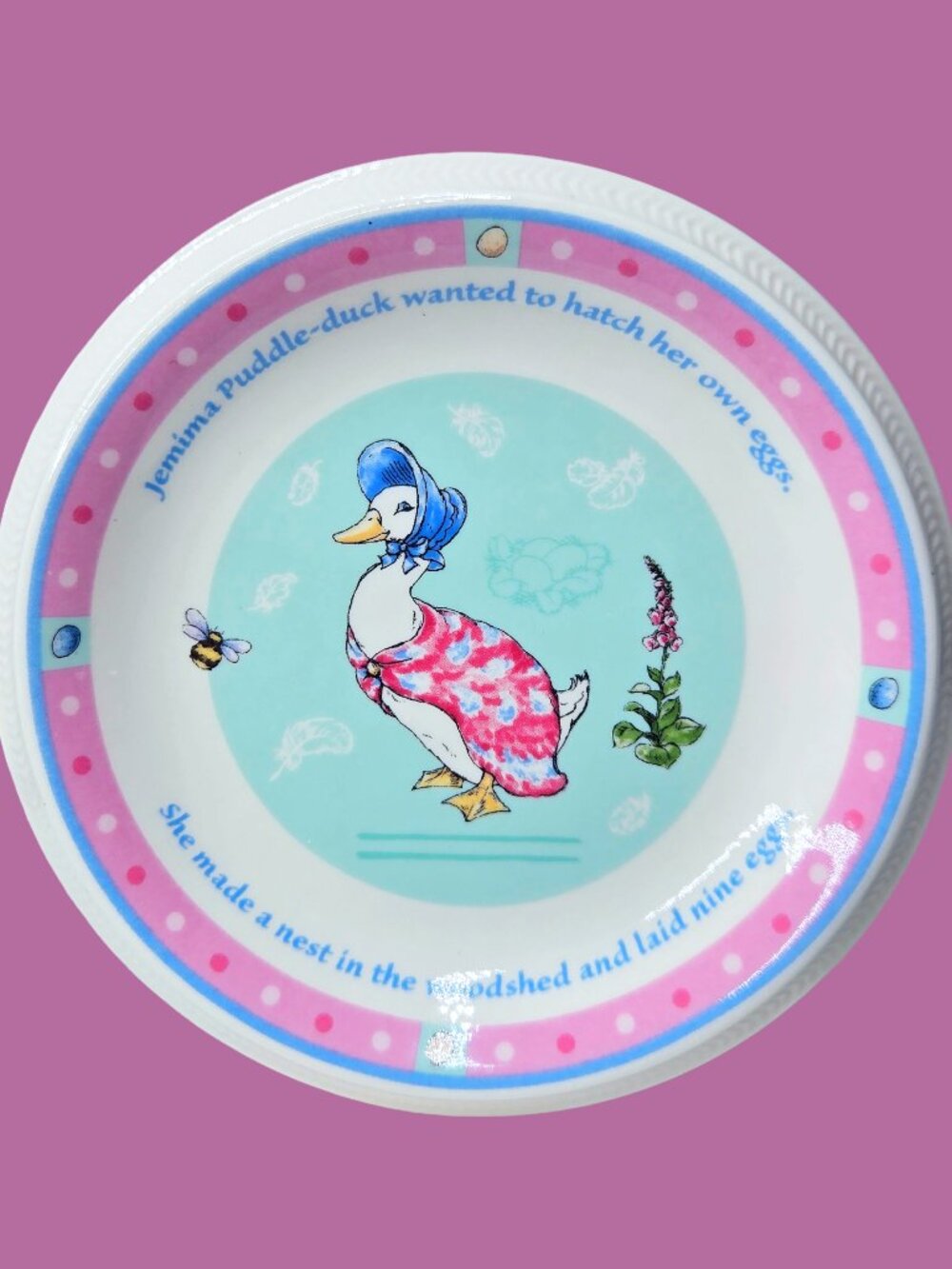 Wedgwood England Porcelain Beatrix Potter Jemima Puddle-Duck